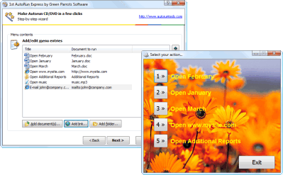 1st AutoRun Express windows. Click to enlarge...