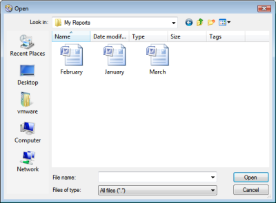 Edit autorun menu: browse your computer for documents. Click to enlarge...
