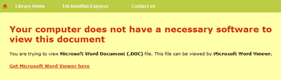 Viewers Library Page for DOC files. Click to enlarge...